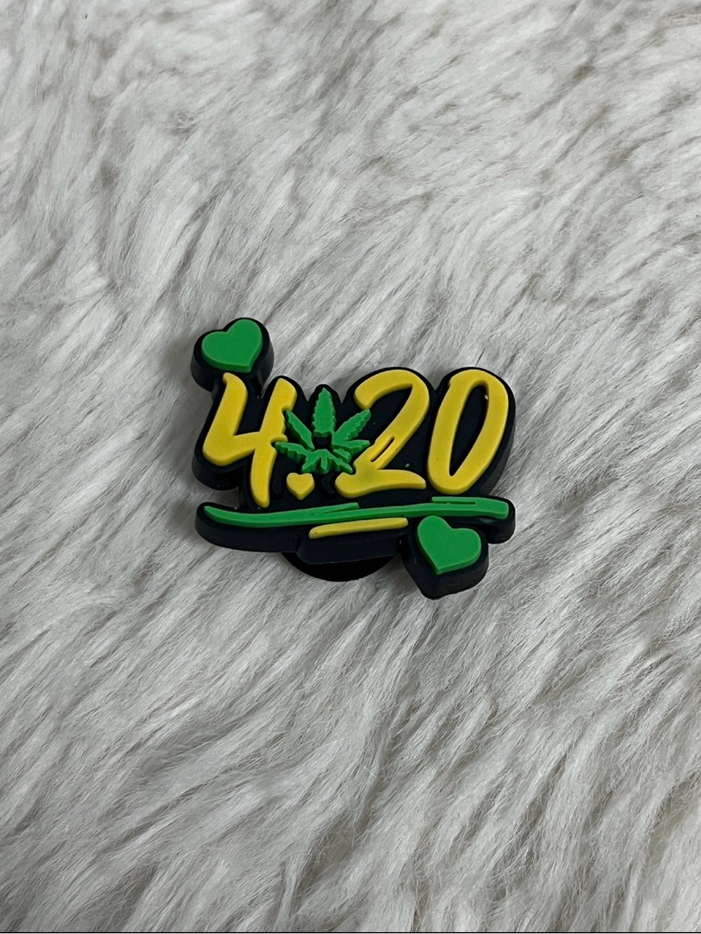 Weed Croc Charm